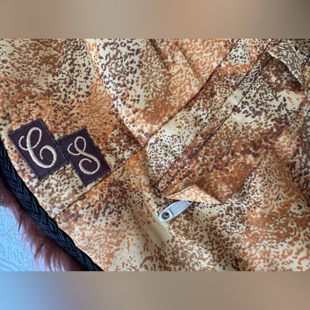 Vintage David green Anchorage Patchwork Genuine F… - image 8